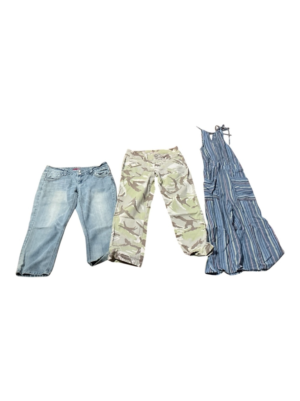 BONGO Men's Camouflage Relaxed Cargo Jeans - Green/Tan Camo